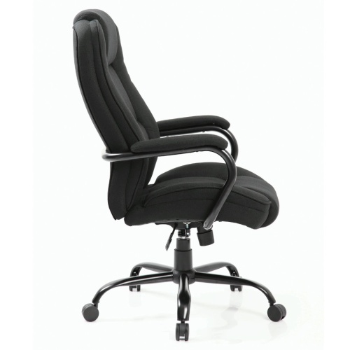 Кресло руководителя Brabix Premium Heavy Duty HD-002 до 200 кг, ткань, черное 531830 фото 2